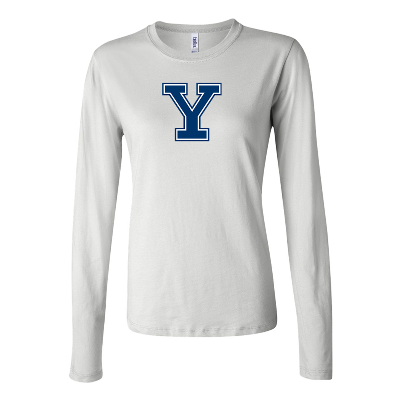 BELLA CANVAS Women’s Yale Bulldogs Jersey Long Sleeve Tee